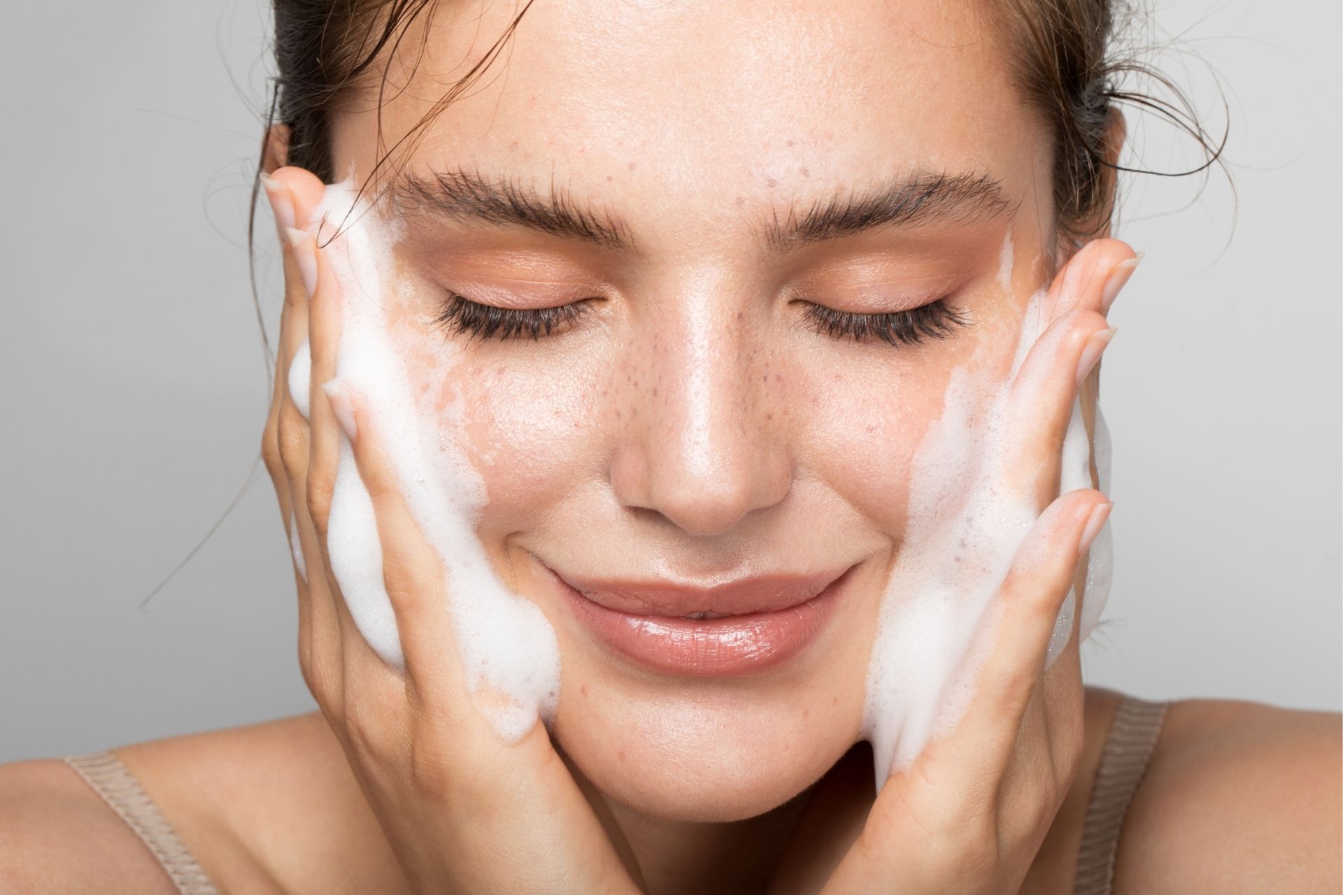 clean face gently