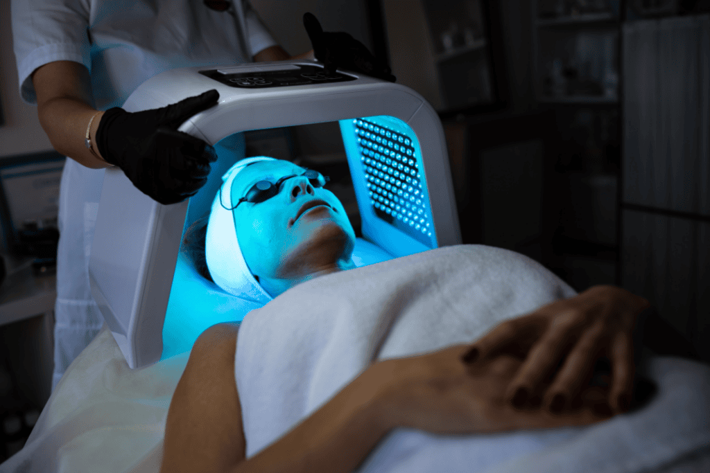 Blue LED Light Therapy